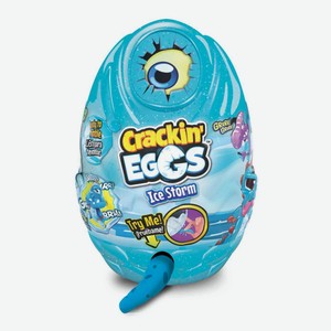 Игровой набор яйцо-сюрприз Zuru Crackin  Eggs - Ice Storm мягкая игрушка со звуком в ассортименте, 26×18×18 см
