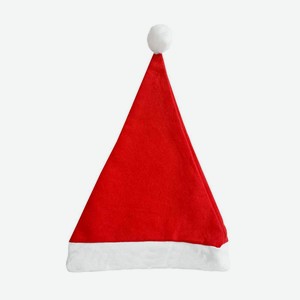 Колпак Санта-Клауса Феникс Презент фетр цвет: красный, 28×38×0,5 см
