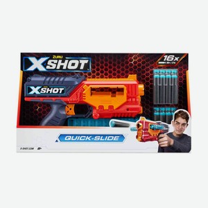 Набор игровой Zuru X-Shot - Quick-Slide 16 пуль, 23×40×6 см