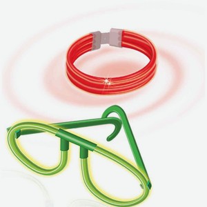 Набор неоновый Partymania браслет и очки цвет в ассортименте, 2 предмета