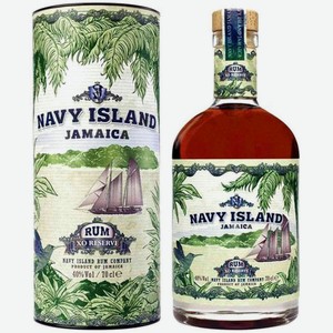 Ром Navy Island Jamaica XO Reserve в подарочной упаковке 40 % алк., Нидерланды, 0,7 л