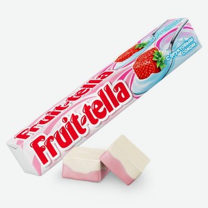 Жев.конфета Fruittella Клубничный йогурт 41г