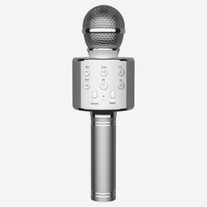 Микрофон Mobility для караоке серебро