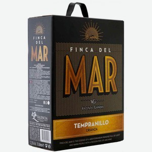 Вино Vicente Gandia Finca del mar Tempranillo Crianza красное сухое 12,5 % алк., Испания, 3 л