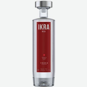 Водка Ikra Red 40 % алк., Россия, 0,5 л