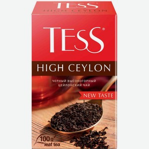 Чай чёрный Tess High Ceylon, 100 г