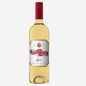Вино МАРКЕС де РОКАС белое п/сл 10.5-12% ст/б 0.75л