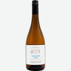 Вино MASSAI Совиньон Блан Веллингтон ординарное сортовое белое сухое, 0.75л, ЮАР, 0.75 L