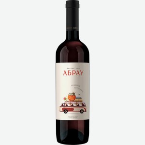 Вино АБРАУ Купаж красный, красное полусладкое, 0.75л, Азербайджан, 0.75 L