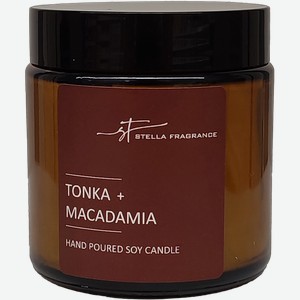 Свеча Stella Fragrance Tonka Macadamia в банке