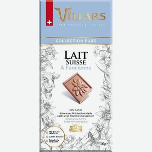 Шоколад Швейцарский молочный 32% какао 100г Виллар