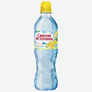 Вода питьевая Святой Источник Лимон негазированная