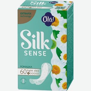 Прокладки ежедневные Ola! Silk Sense стринг-мультиформ Ромашка Light, 60 шт.