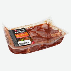 Сердце свиное в маринаде для запекания 1 кг