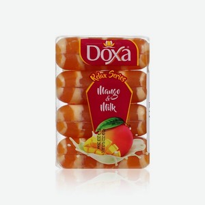 Твердое мыло Doxa Relax Mango & Milk 4х75г , 300г