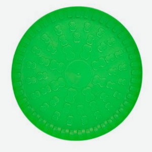 Игрушка для собак HOMEPET Фрисби зеленая, 22,5 см