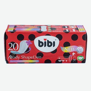 BIBI Ежедневные прокладки Body Shape Deo 20