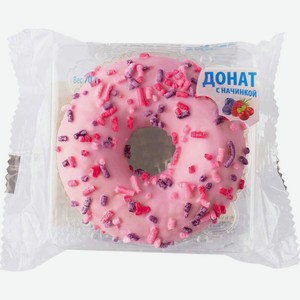 Донат Dooti Donuts с ягодной начинкой, 70 г