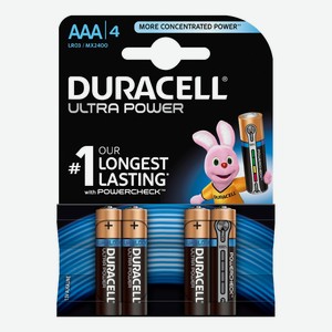 Батарейки Duracell Ultra Power AAA 4 шт