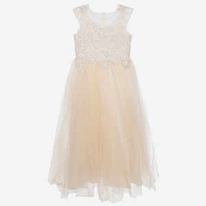 Платье для девочки CIAO KIDS couture, бежевое (116)