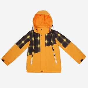 Куртка для мальчика демисезонная M&T, оранжевая (128)