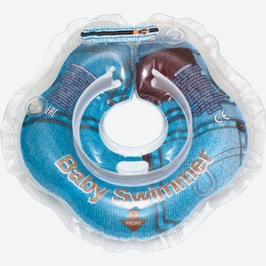 Круг для купания на шею BabySwimmer «Джинса» 0-24 мес.