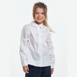 Блузка для девочки Mini Maxi, белая (134)