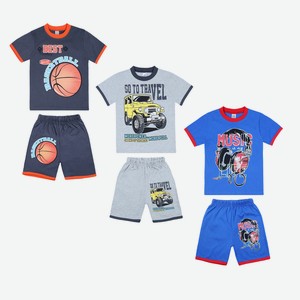 Комплект для мальчика: футболка, шорты Bonito kids (122)