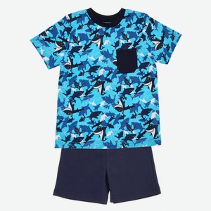 Пижама для мальчика Barkito «Сновидения», синяя (122-128)