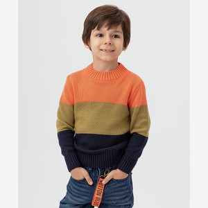 Джемпер для мальчика Button Blue, разноцветный (98*52*48)