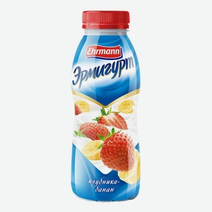 Йогурт питьевой Ehrmann клубника-банан 1,2% БЗМЖ 420 мл