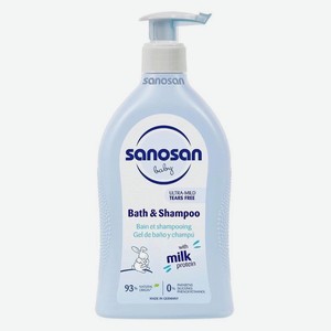 Средство Sanosan Baby для купания и шампунь, 500 мл