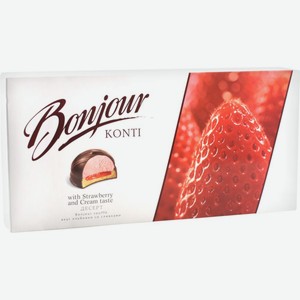 Десерт Bonjour Souffle вкус Клубники со сливками, 232 г