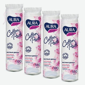 AURA Beauty Ватные диски 480