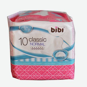 BIBI Прокладки для критических дней Classic Normal Dry 10