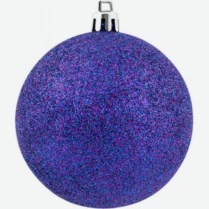 Набор ёлочных украшений Шары цвет: фиолетовый 8 см, 8 шт.