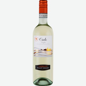 Вино CIELO Треббьяно Пино Гриджо белое полусухое, 0.75л, Италия, 0.75 L