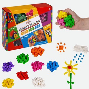 1toy Конструктор-пластилин Gummy Blocks 1