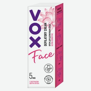 VOX Крем для депиляции лица для гиперчувствительной кожи 20