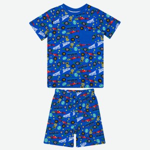 Пижама для мальчика Barkito, синяя (122-128)