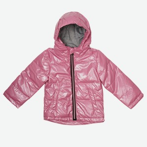 Куртка для девочки Dadita, блеск розовая (80)