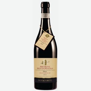 Вино Novacorte Amarone Della Valpolicella Classico красное полусухое 16 % алк., Италия, 0,75 л