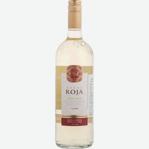 Вино Escal Roja Moscatel-Macabeo белое сухое 12 % алк., Испания, 1 л