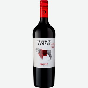 Вино Tussock Jumper Malbec красное сухое 13 % алк., Аргентина, 0,75 л
