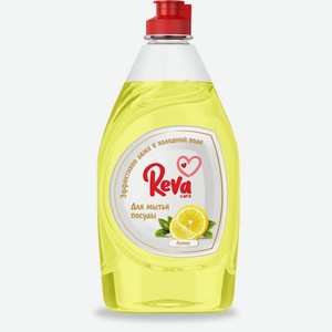 Cредство д/мытья посуды <Reva Care> лимон 450мл Россия