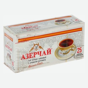 Чай Азерчай бергамот черн 25*2г