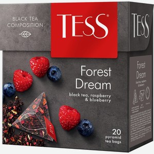 Чай черный TESS Forest dream к/уп, Россия, 20 пир