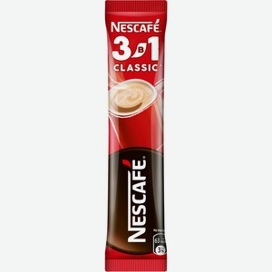Напиток кофейный NESCAFE 3в1 Классический м/уп, Россия, 14,5 г