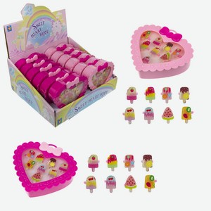 Набор бижутерии для детей 1Toy «Sweet heart Bijou» 8 колец в шкатулке в ассортименте