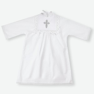 Крестильное платье детское Be2Me, белое (74-80)